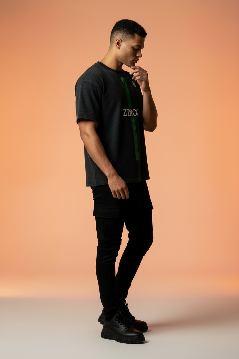 Ztroc Mineral T-Shirt – Men's Premium Black Tee - Ztroc