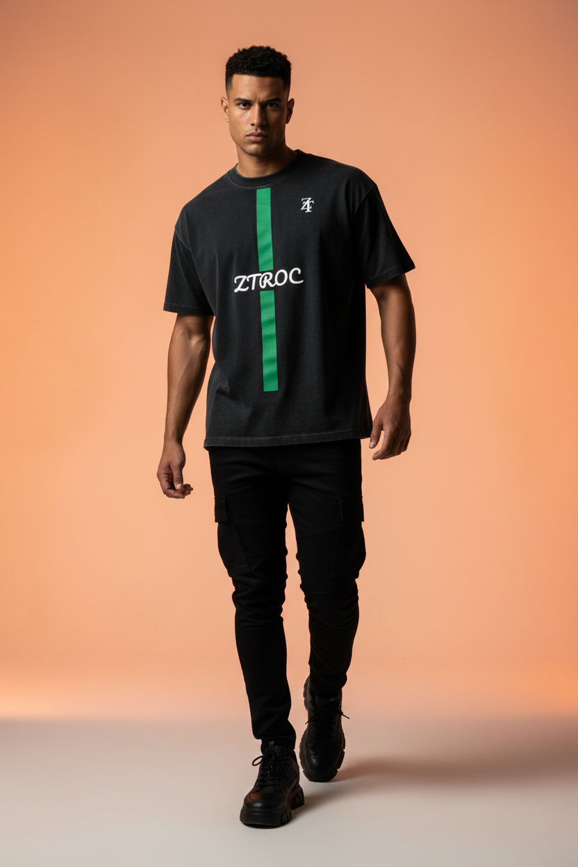 Ztroc Mineral T-Shirt – Men's Premium Black Tee - Ztroc