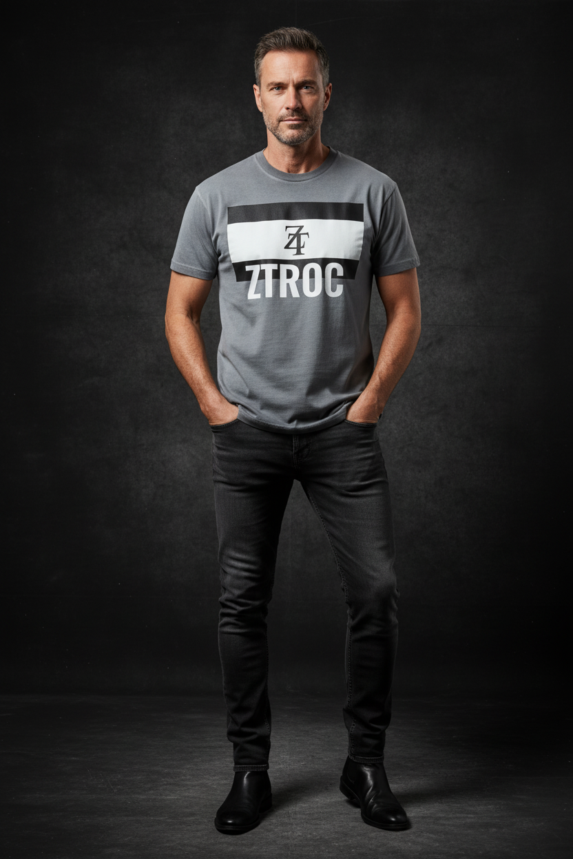 Ztroc Couture T-Shirt - Embroidered Openwork Cotton