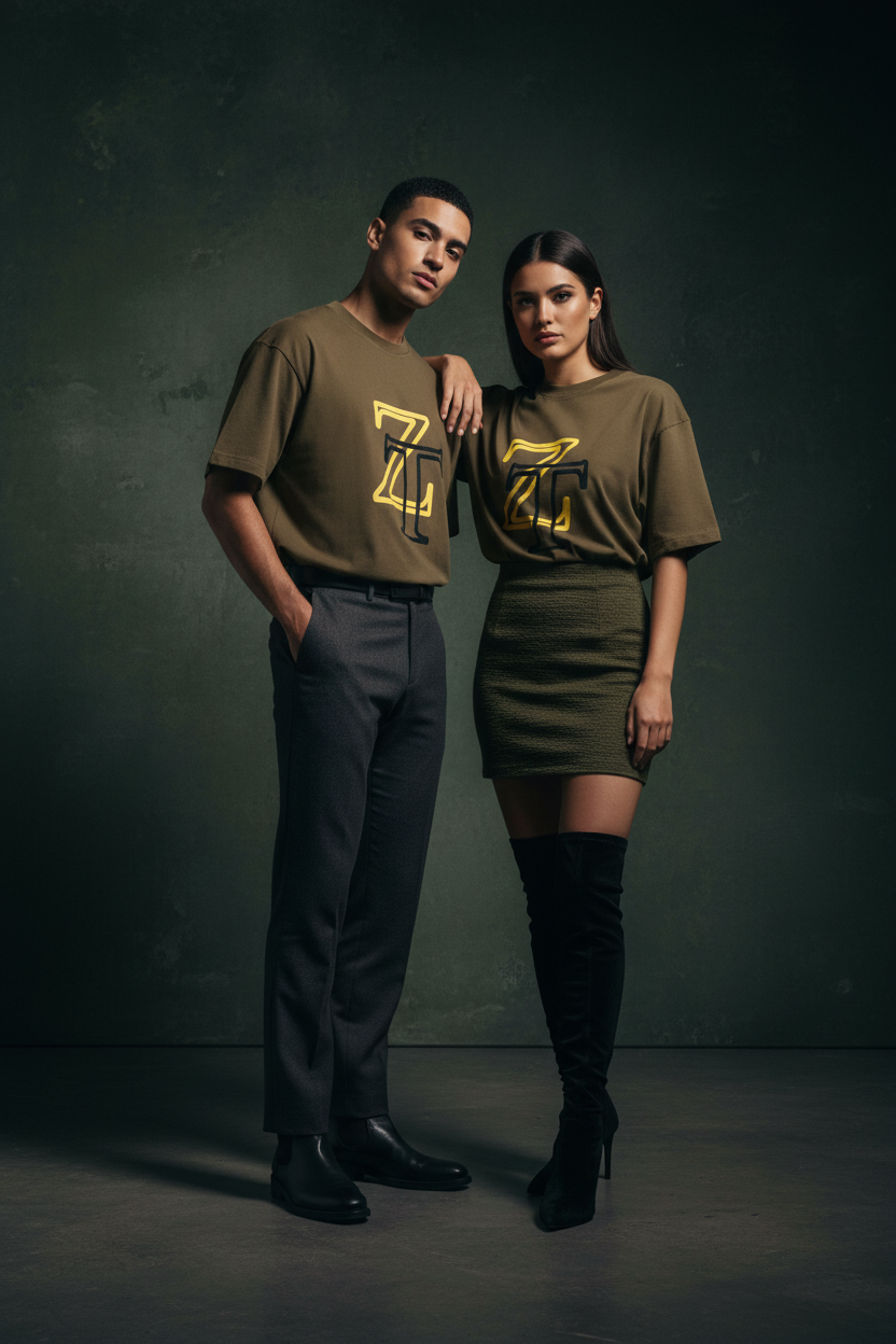 Ztroc Sun Fade – Unisex Oversized Cotton T-Shirt