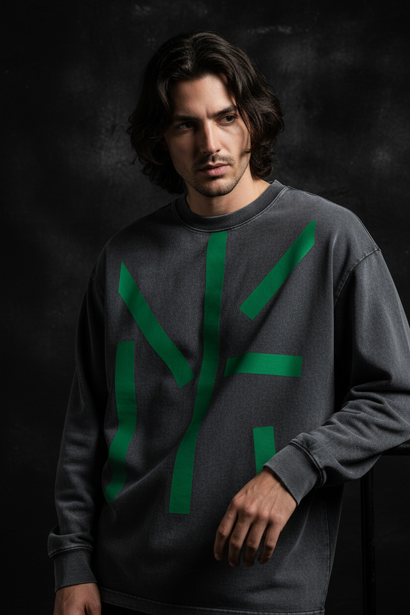 Ztroc Cotton Fleece Sweatshirt - Regular Fit