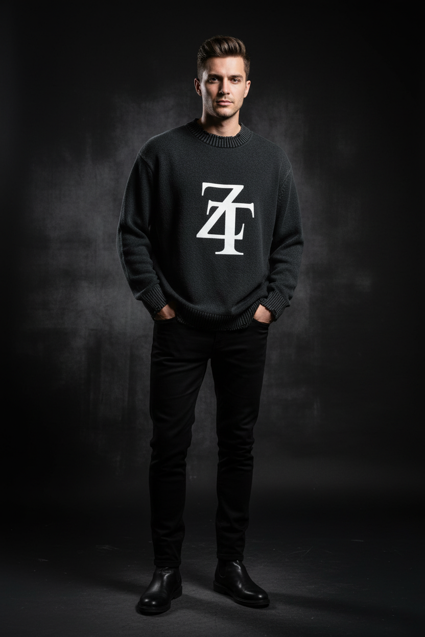 Ztroc Icons Sweater - Cotton Jersey Oversized Fit