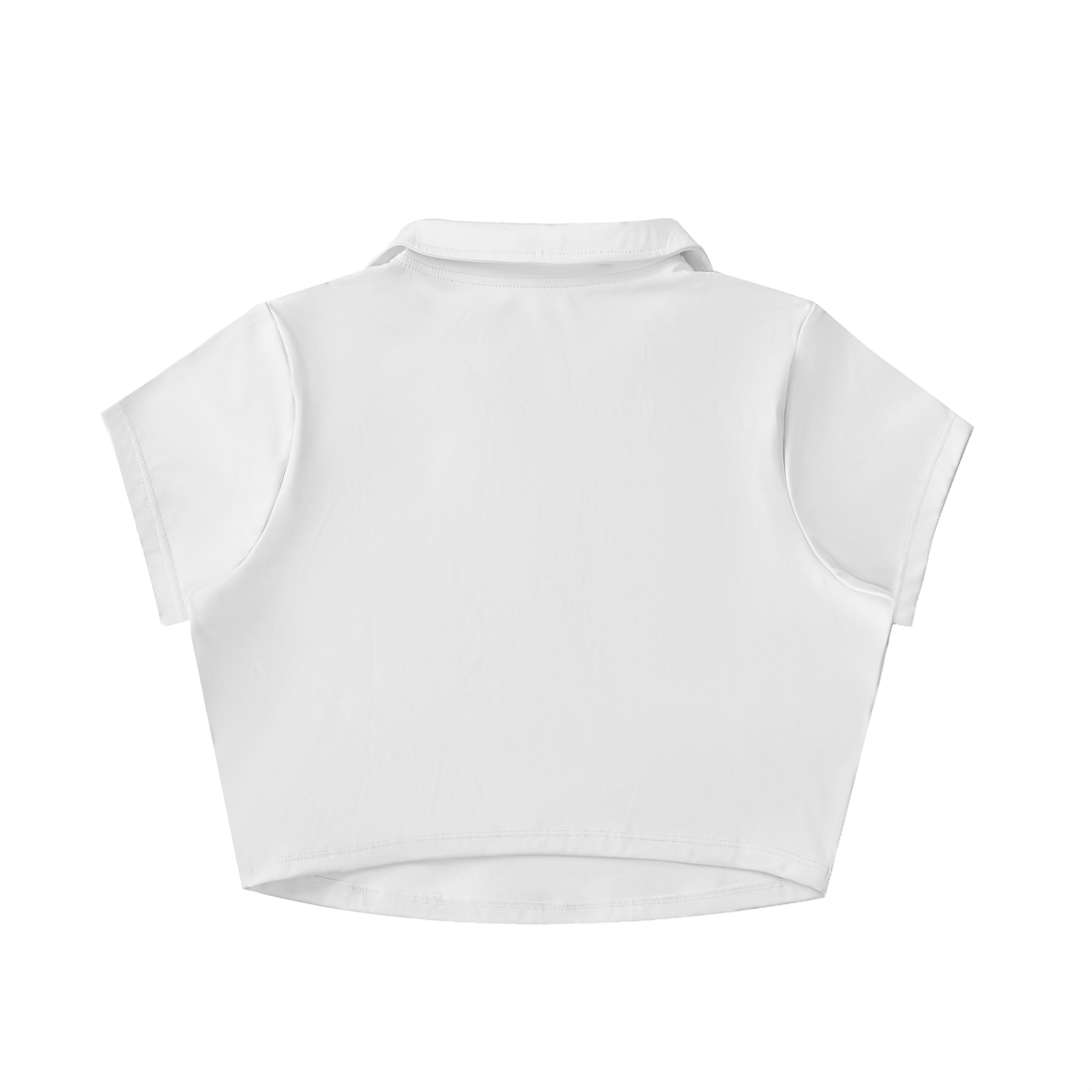 Ztroc V-Neck Lapel Crop Top - Ztroc