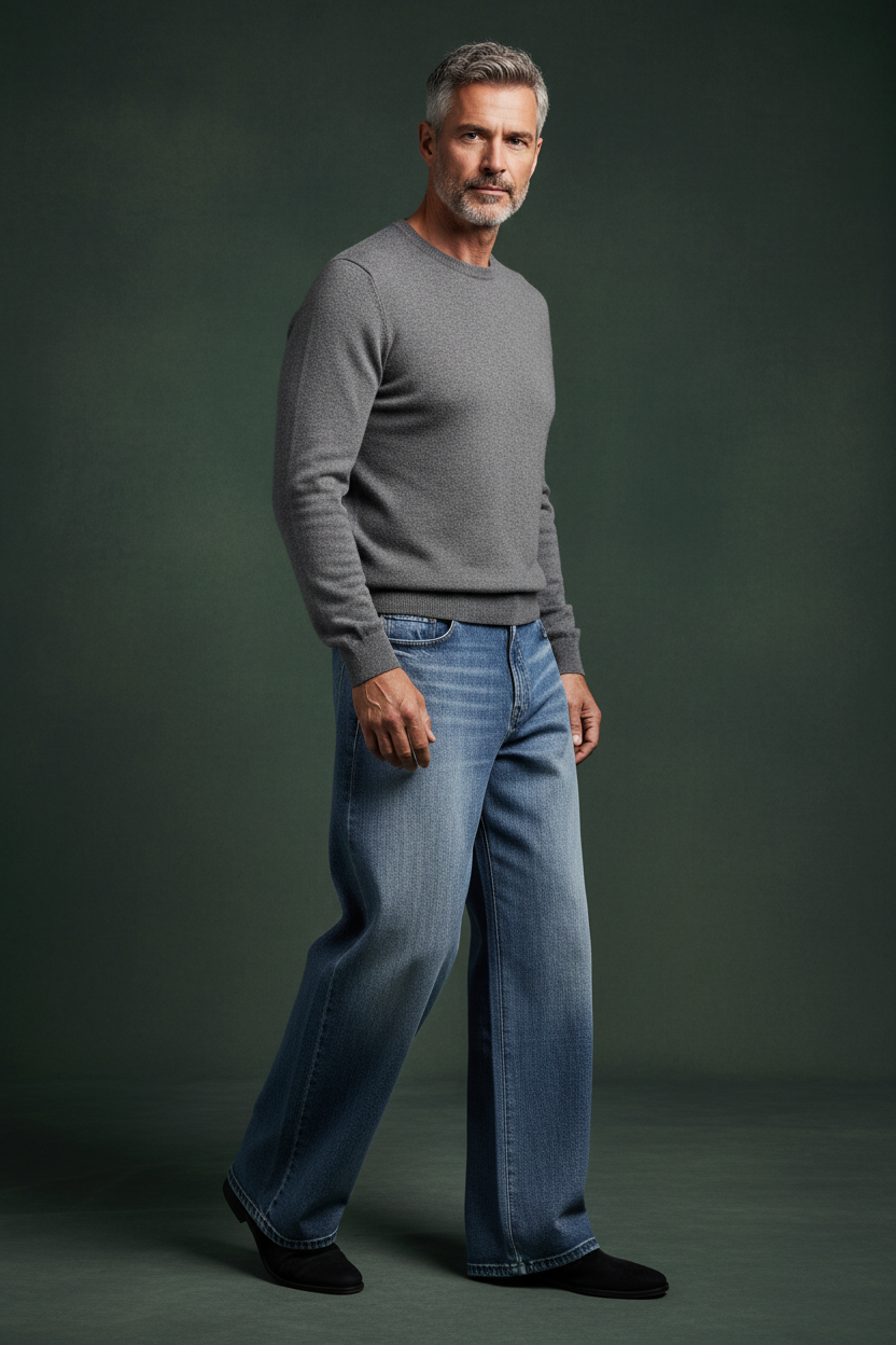 Ztroc Heavyweight Denim Jeans – Men's Premium Dark Denim