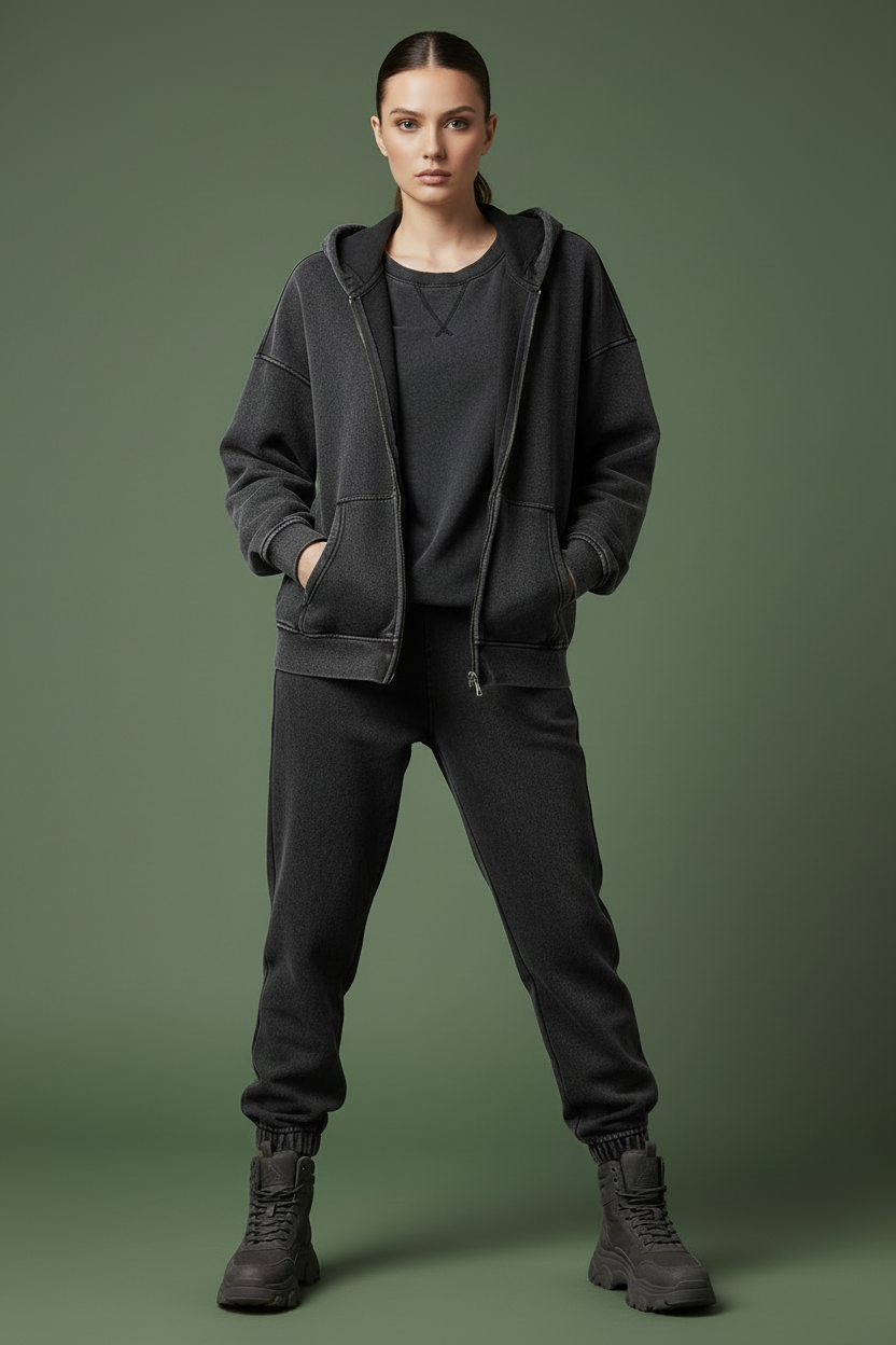 Ztroc Fleece Hoodie – Women's Premium Oversized Hoodie