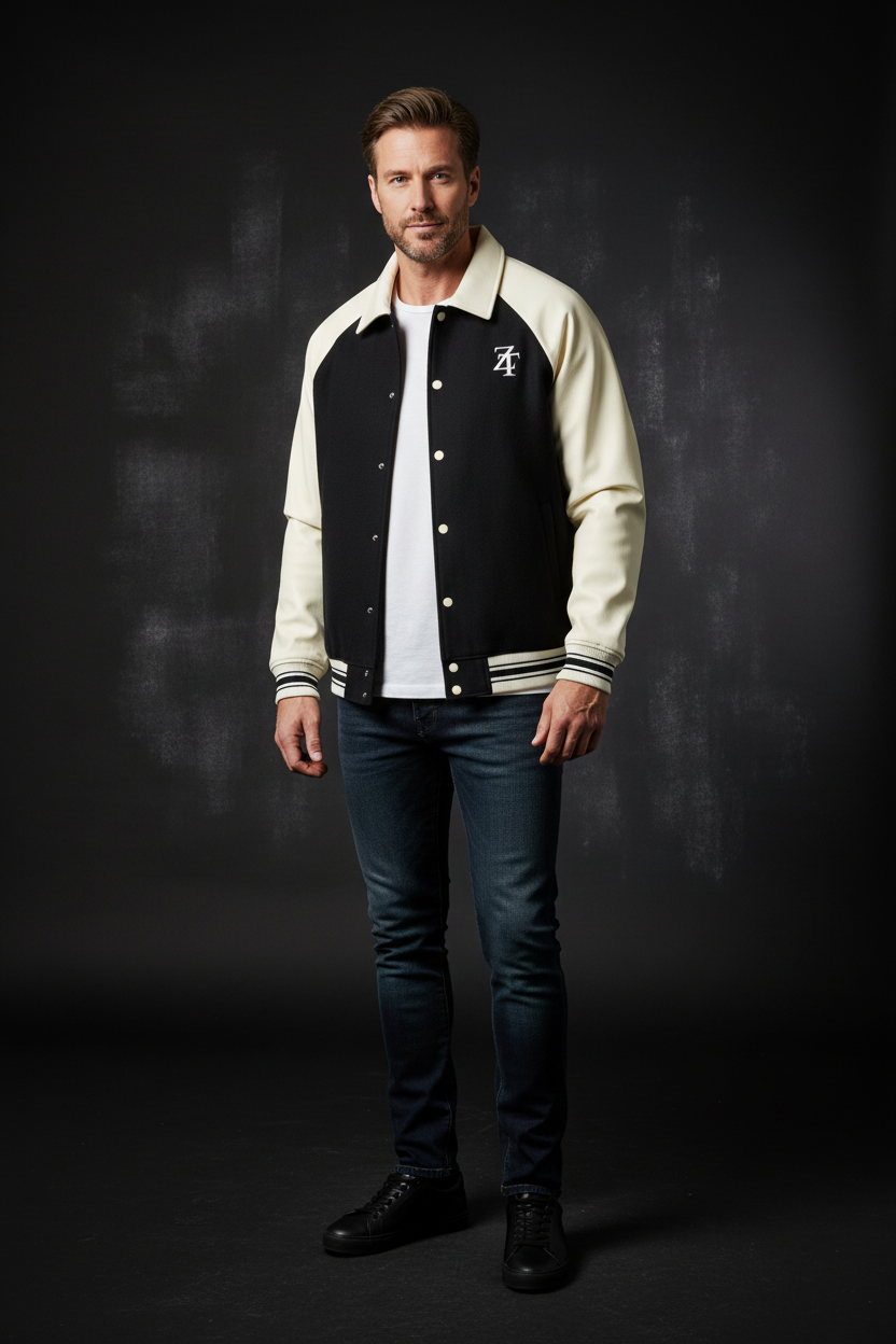 Ztroc Ribbon Varsity Jacket - Ztroc