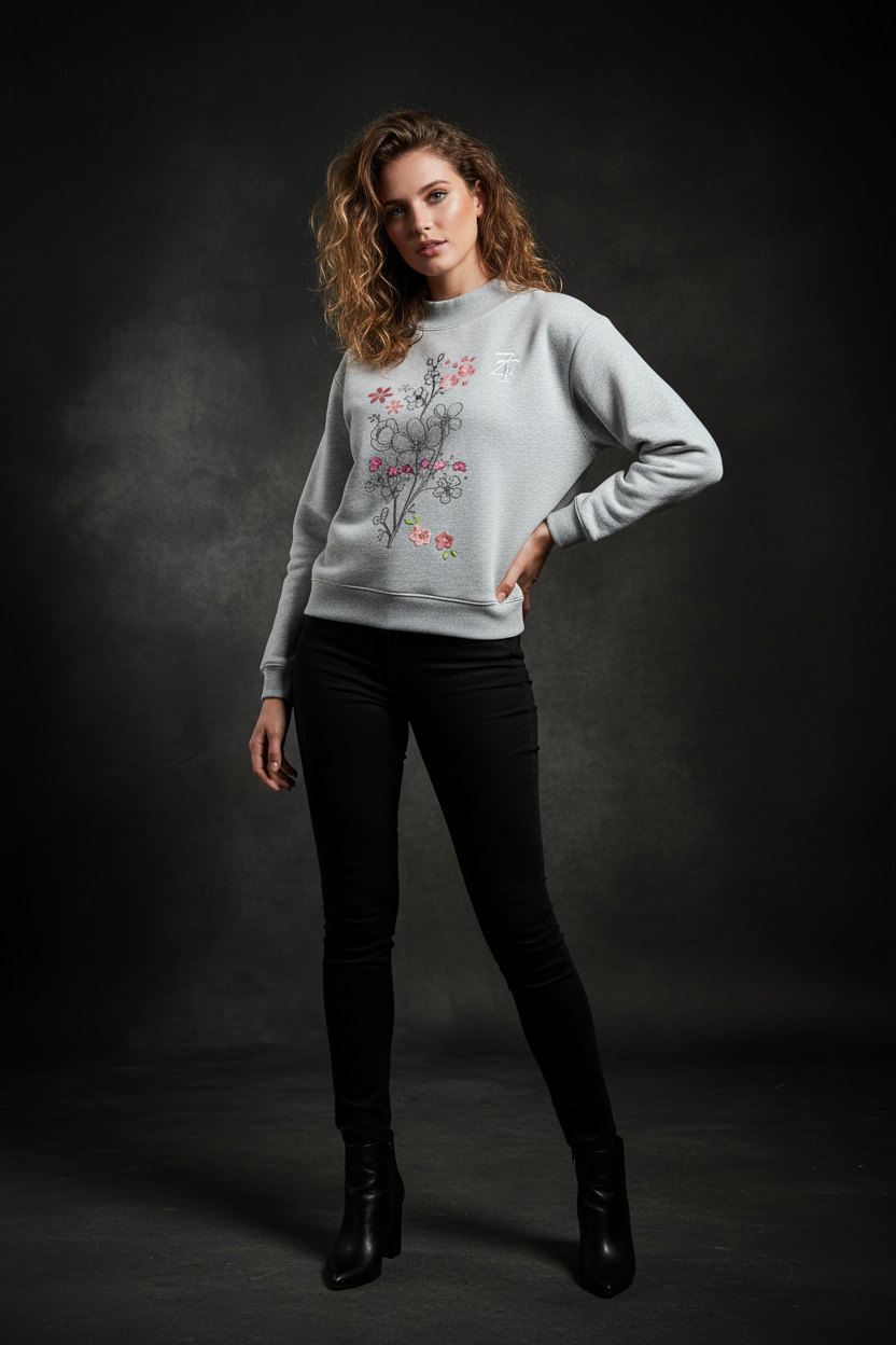 Ztroc Crew Sweatshirt - Heavyweight Brushed Fleece