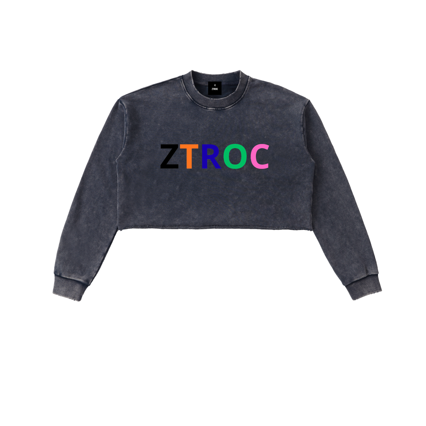 Ztroc Cropped Sweatshirt - Ztroc