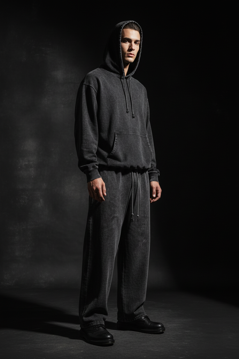 Ztroc Straight Leg Pants - Snow-Washed Cotton