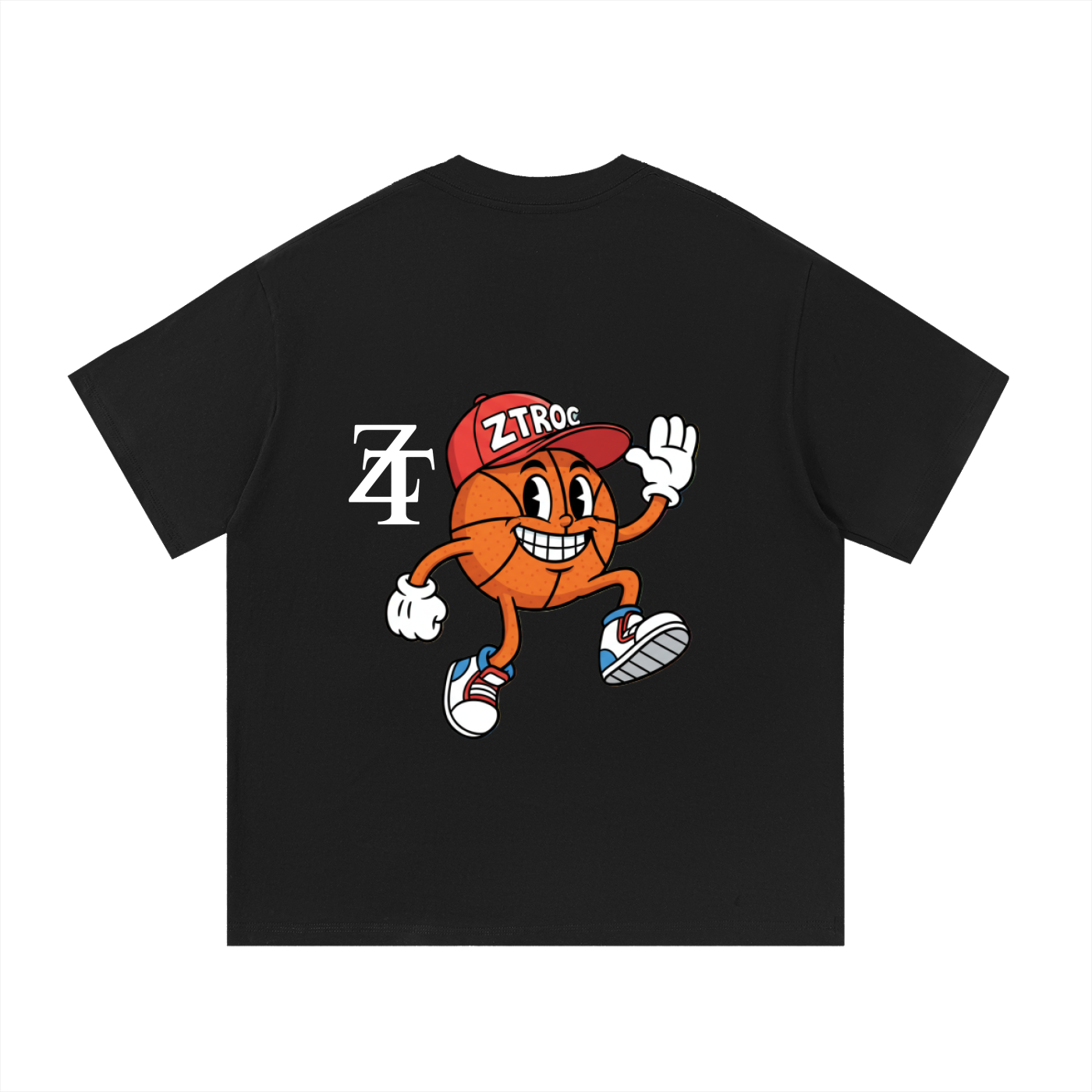 Ztroc Essential Black T-Shirt | Premium Cotton Tee Men - Ztroc