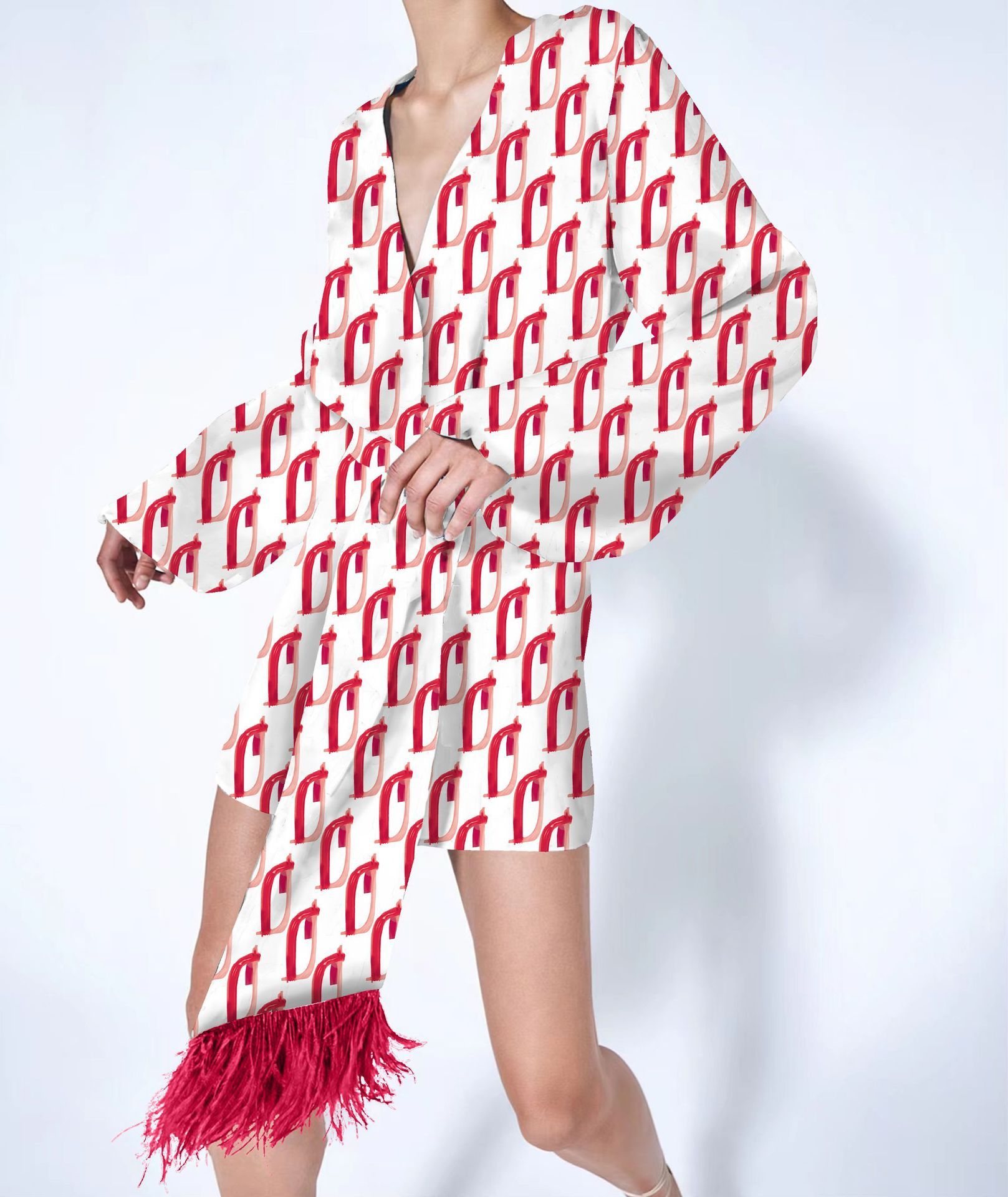 Casual Satin Dress - Ztroc