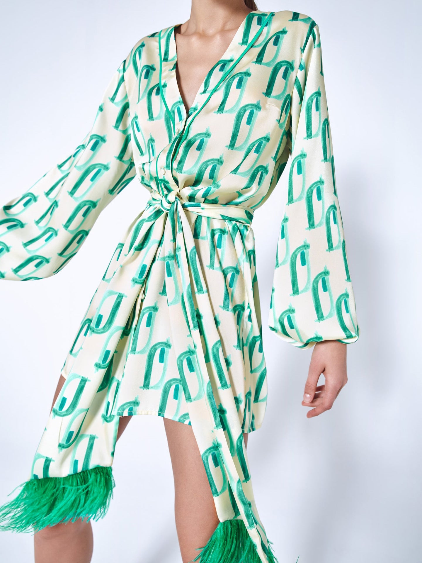 Casual Satin Dress - Ztroc