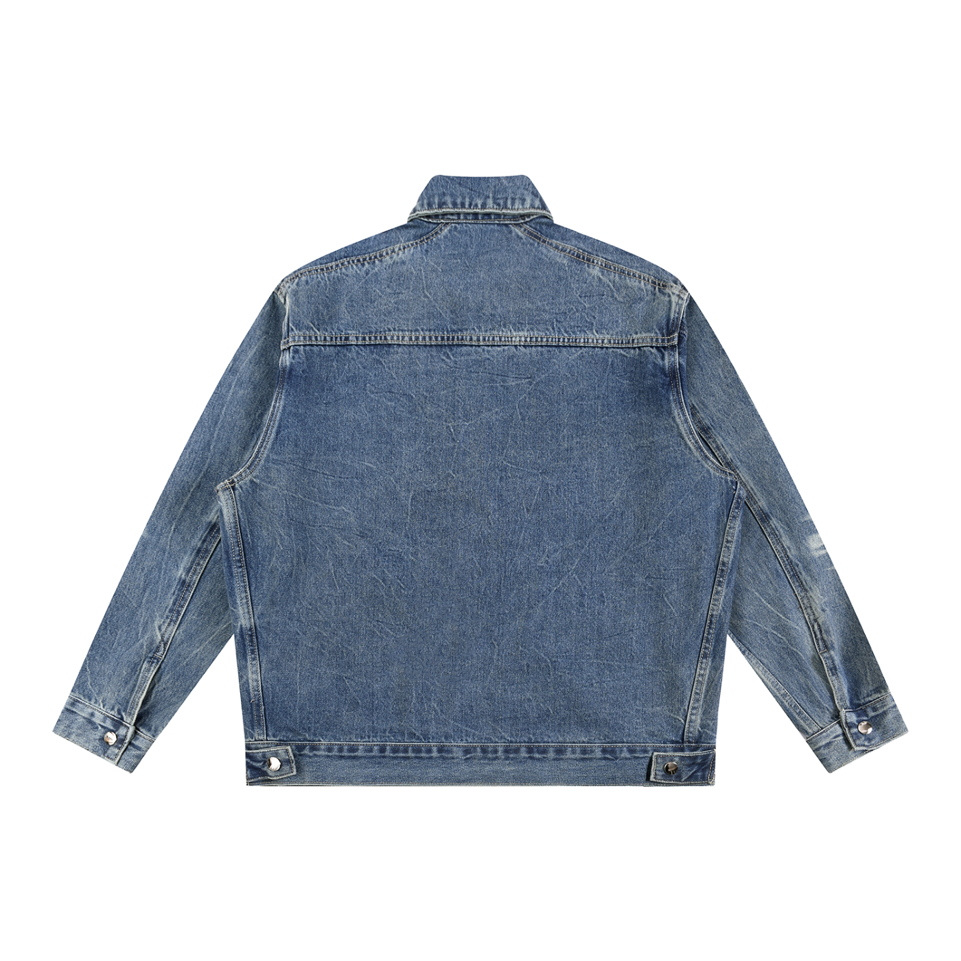 Ztroc Zip Up Denim Jacket - Ztroc