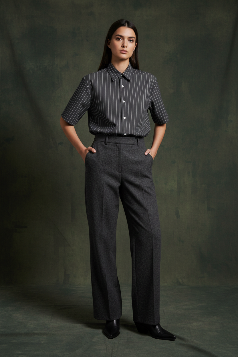 Ztroc Button-Up – Women's Stretch Viscose Shirt