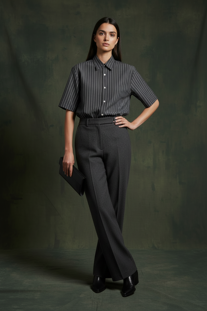 Ztroc Button-Up – Women's Stretch Viscose Shirt
