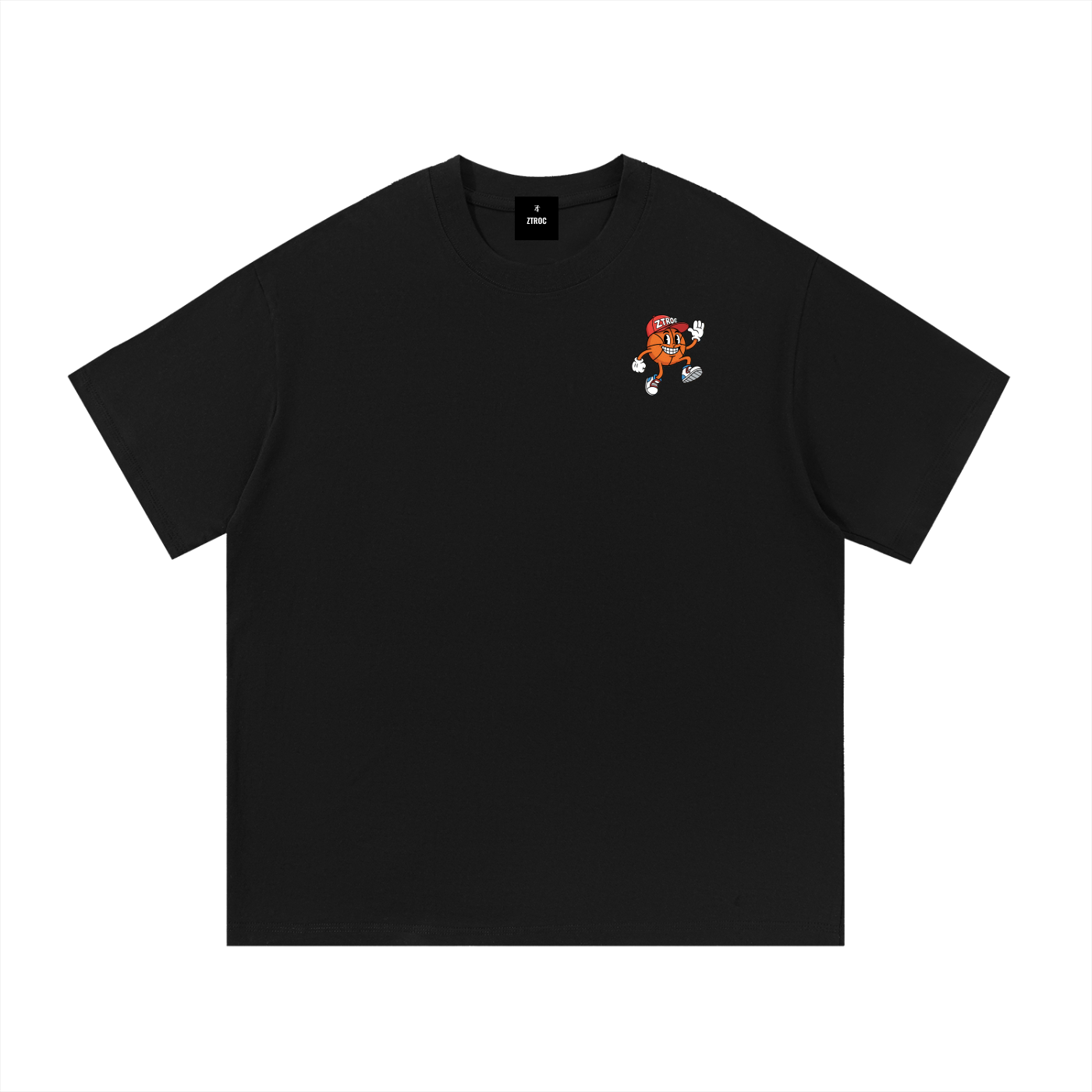 Ztroc Essential Black T-Shirt | Premium Cotton Tee Men - Ztroc
