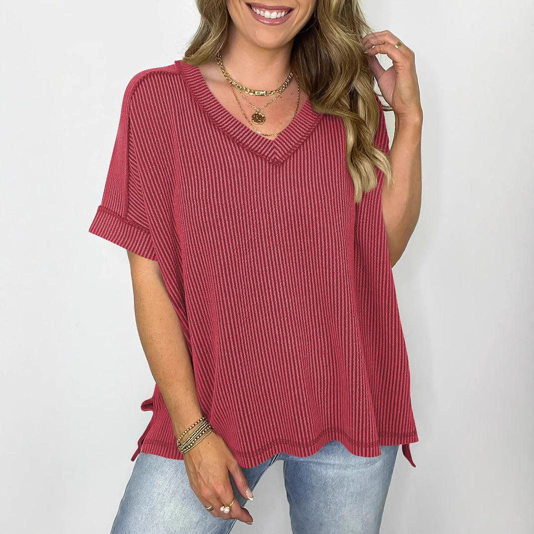 V-neck T-shirt - Ztroc