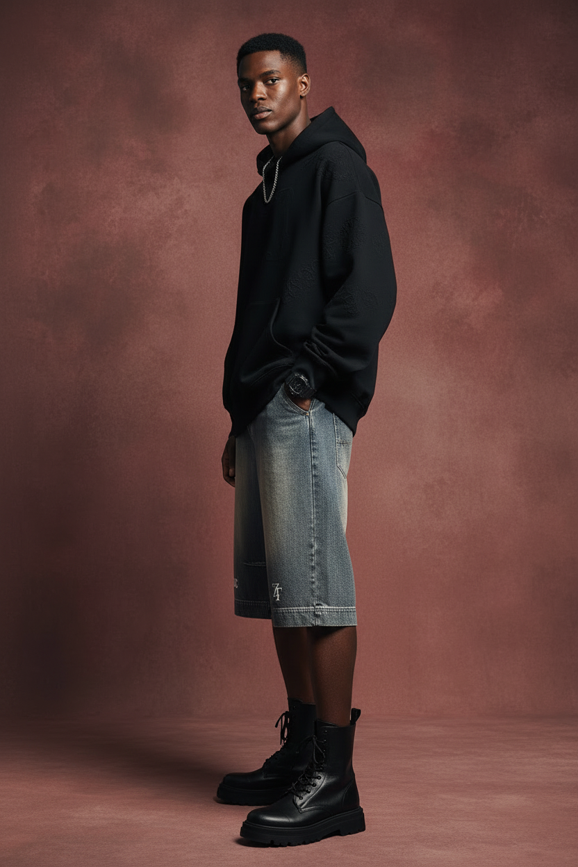 Ztroc Blue Denim Shorts - Ztroc