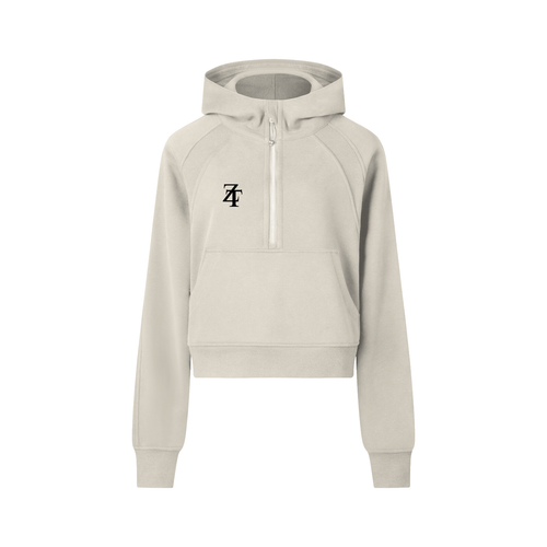 Cropped Half-Zip Hoodie - Ztroc