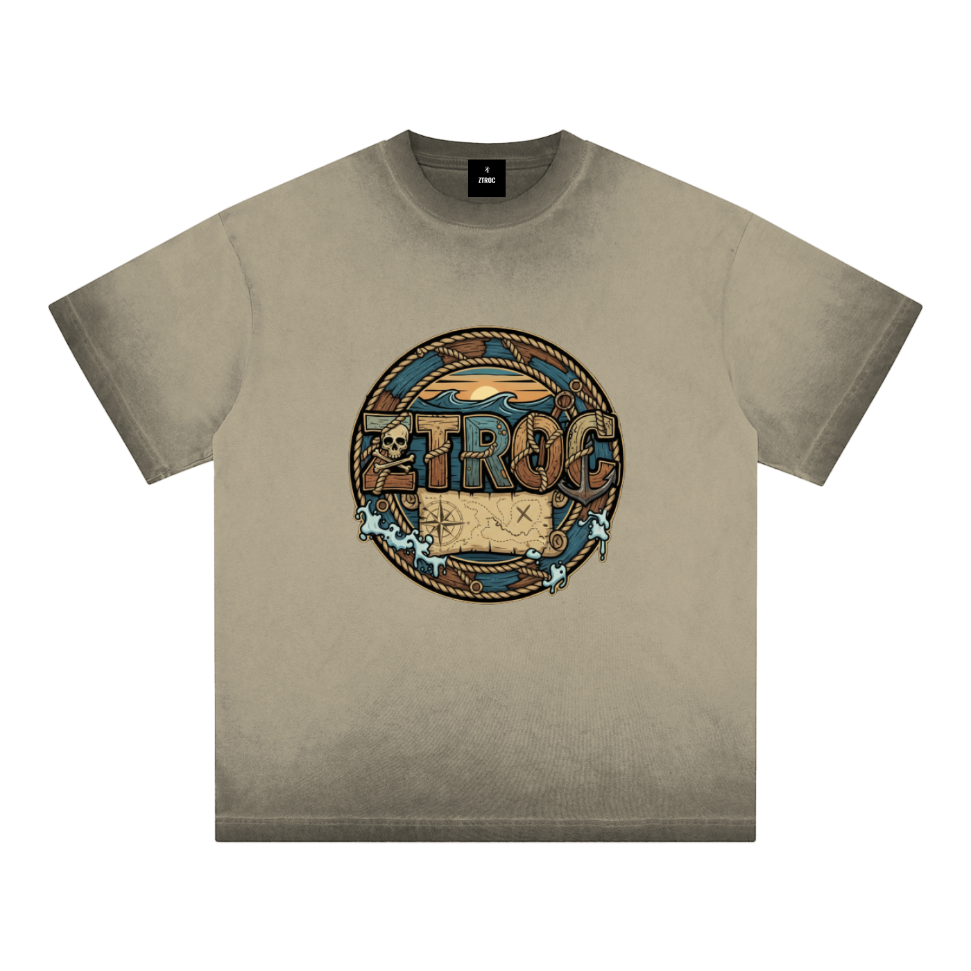 Ztroc Slub Cotton Jersey T-Shirt - Ztroc