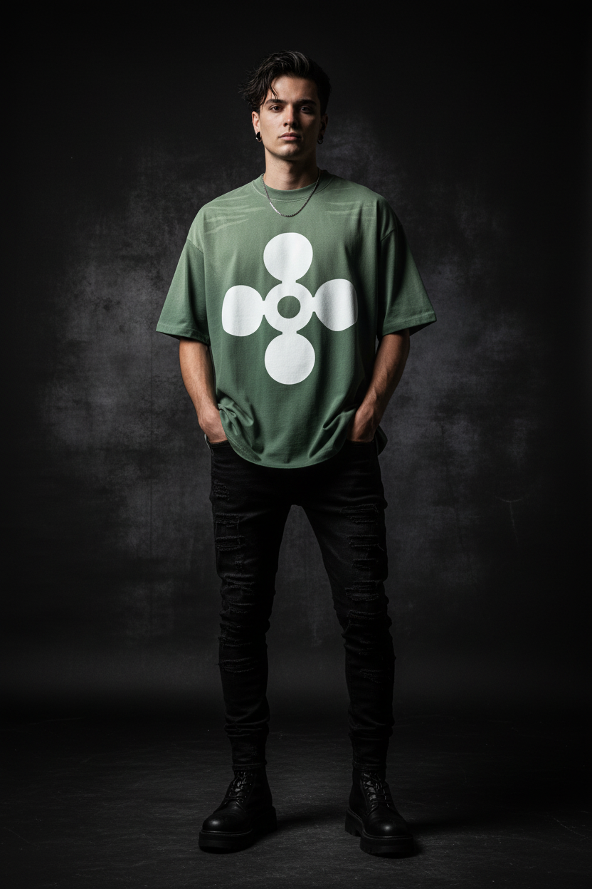 Ztroc Cotton T-Shirt - Long Sleeve Ribbed