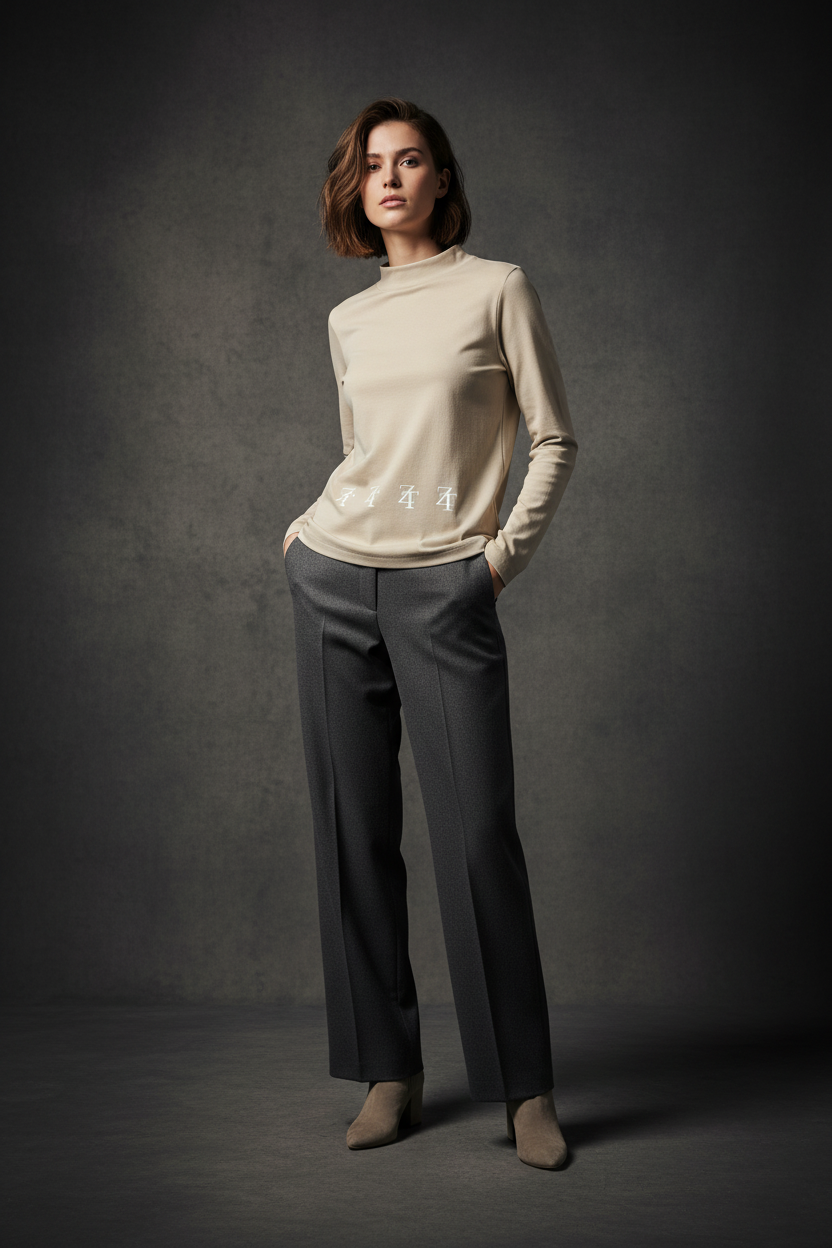Ztroc Apricot Pattern Sweater