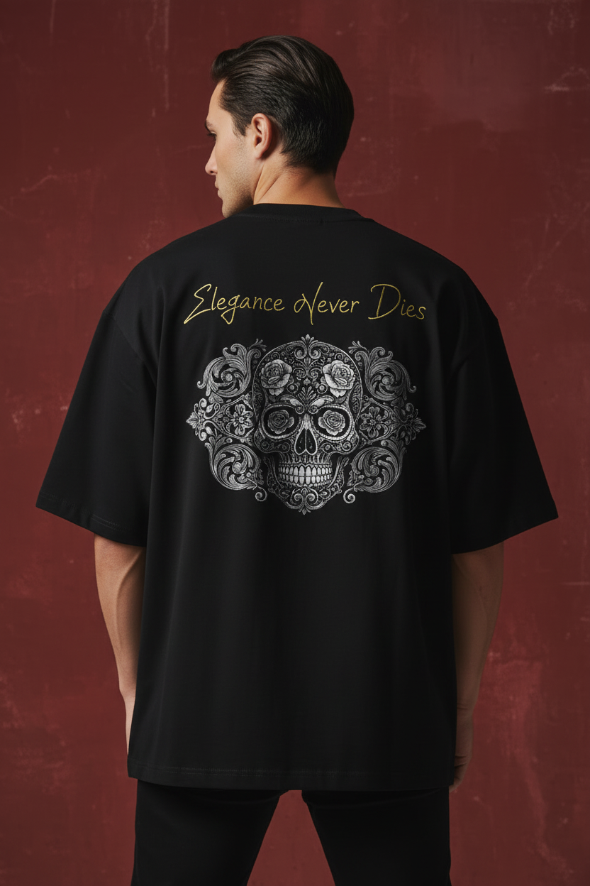 Ztroc Elegance Black Essential T-Shirt | Premium Cotton Tee - Ztroc