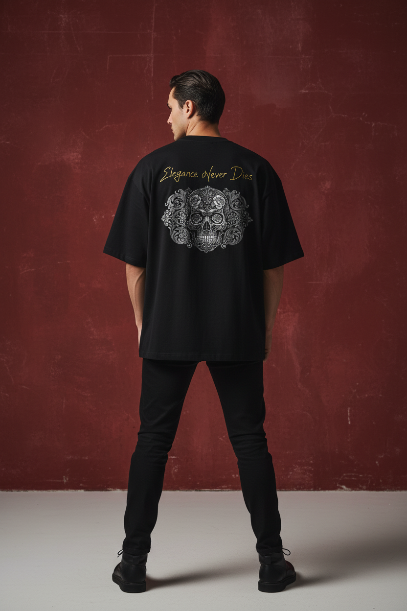 Ztroc Elegance Black Essential T-Shirt | Premium Cotton Tee - Ztroc