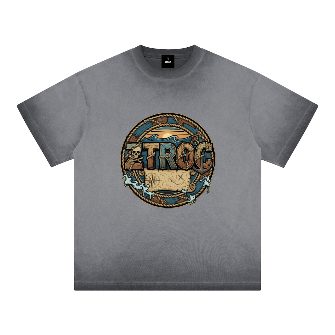 Ztroc Slub Cotton Jersey T-Shirt - Ztroc