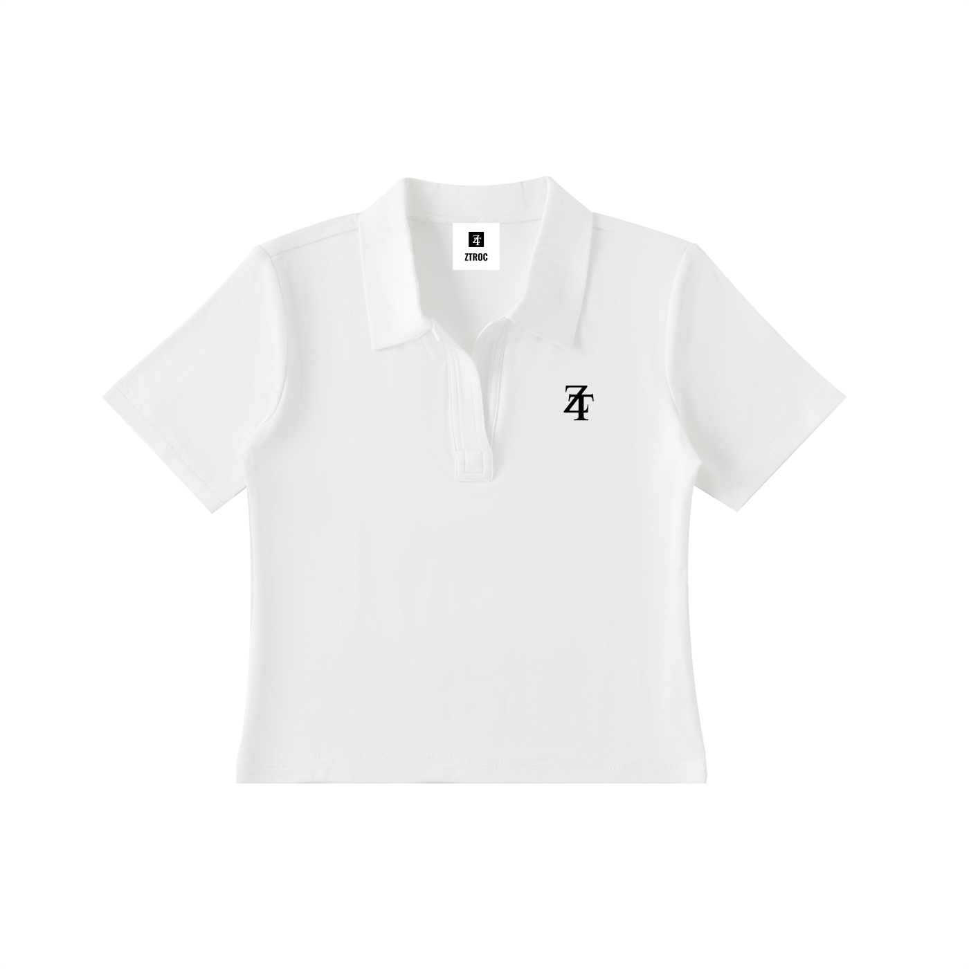 Ztroc Bodycon Short Sleeve Polo Shirt - Ztroc