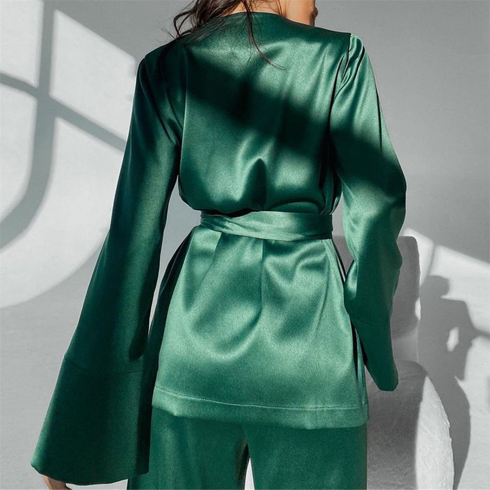 Satin Pajama Set - Ztroc