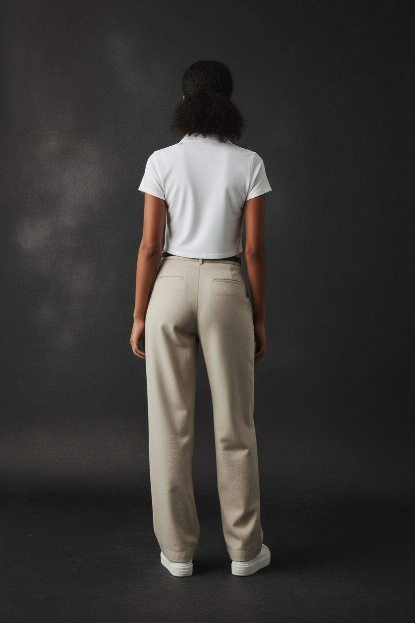 Ztroc V-Neck Lapel Crop Top - Ztroc
