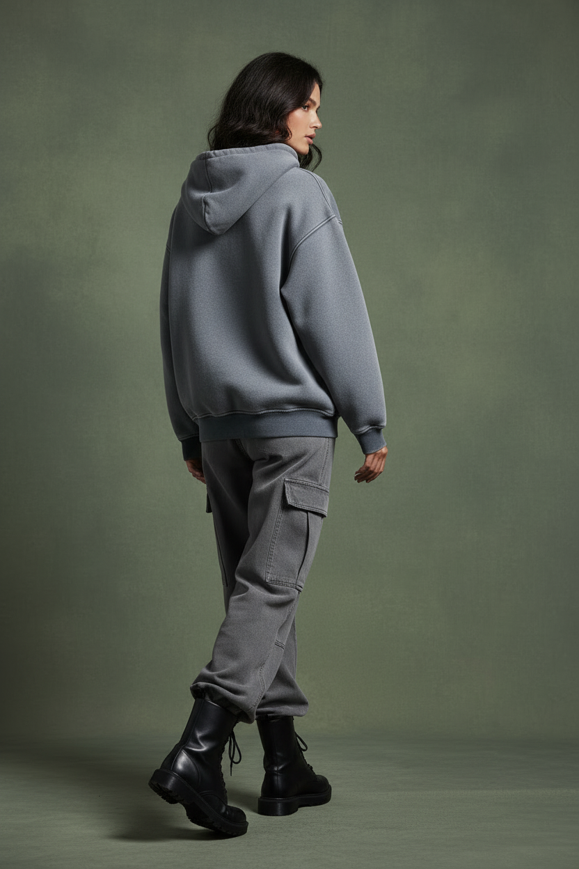 Ztroc Fleece Hoodie – Women's Premium Oversized Hoodie - Ztroc
