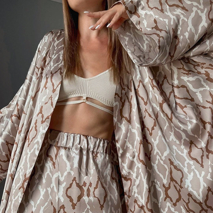 Women's Satin Casual Homewear - Ztroc