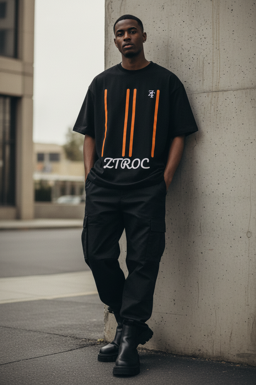 Ztroc Dark T-Shirt – Premium Gothic Men's Tee