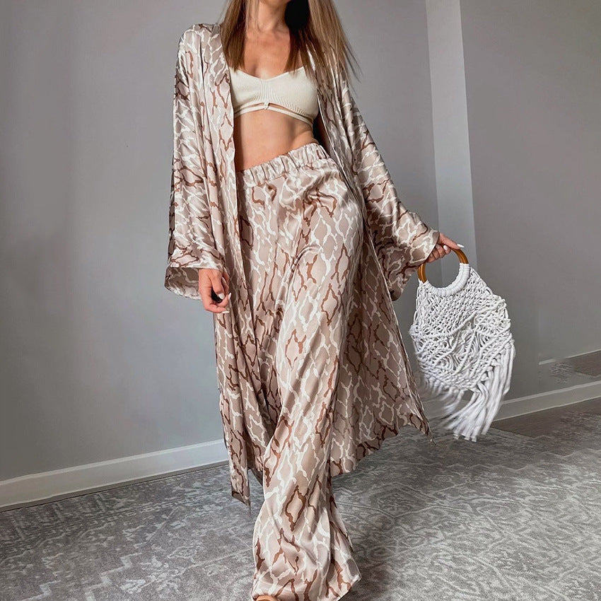 Women's Satin Casual Homewear - Ztroc