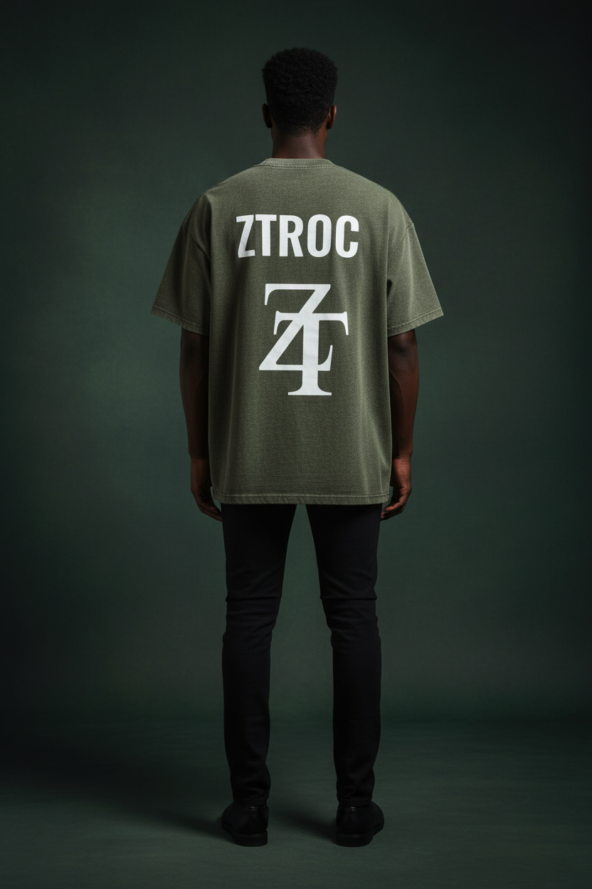 Ztroc Knit T-Shirt – Men's Cotton Blend Tee