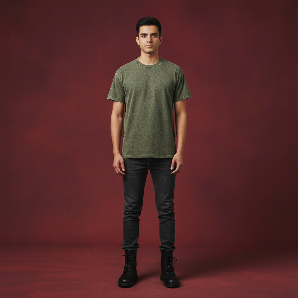 Ztroc Knit T-Shirt – Men's Cotton Blend Tee