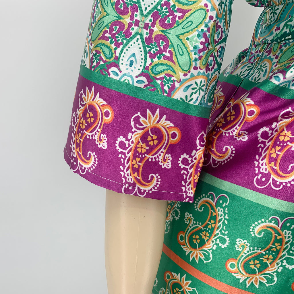 Casual Set Satin Kimono - Ztroc