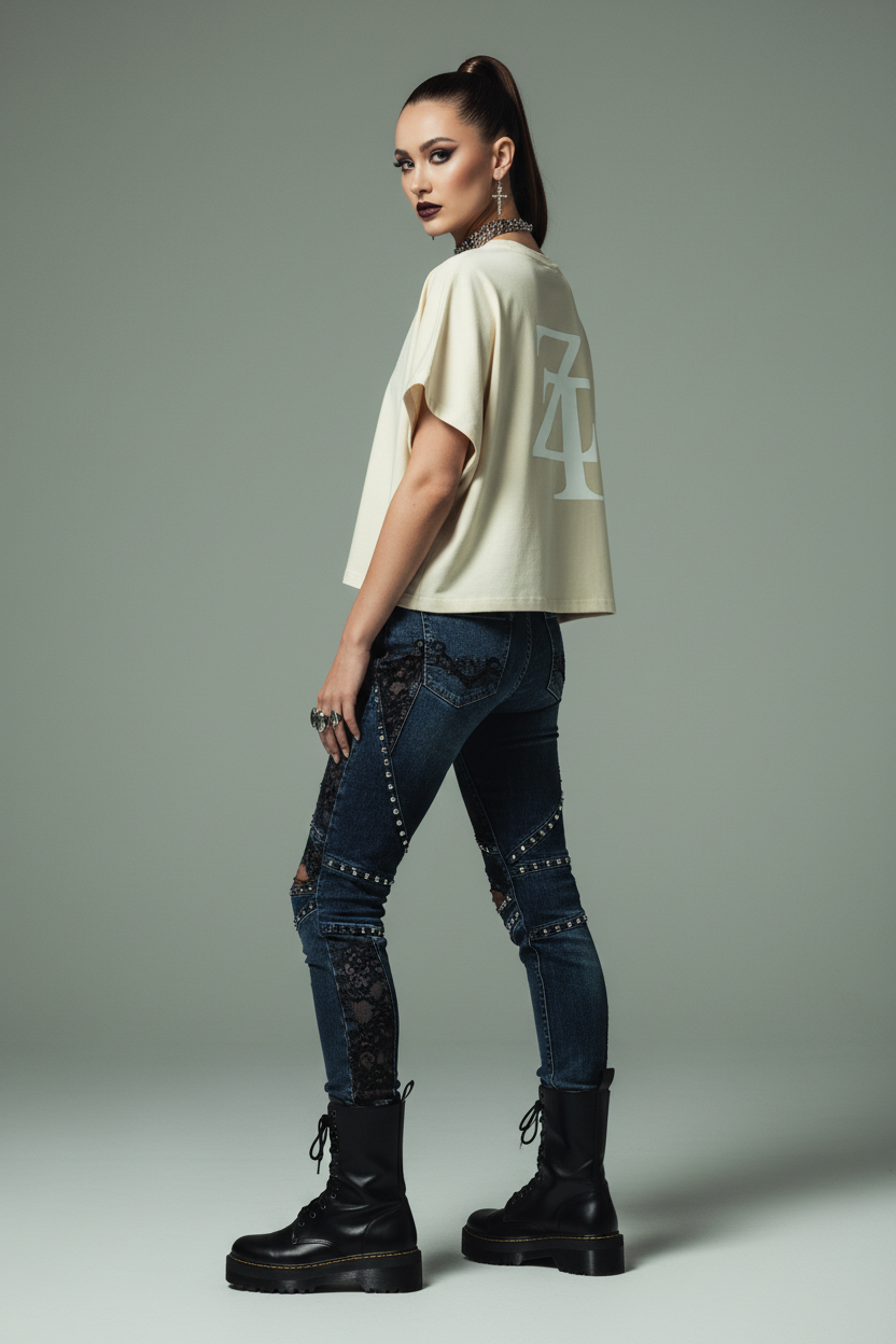 Ztroc Dolman T-Shirt – Women's Apricot Crop Tee