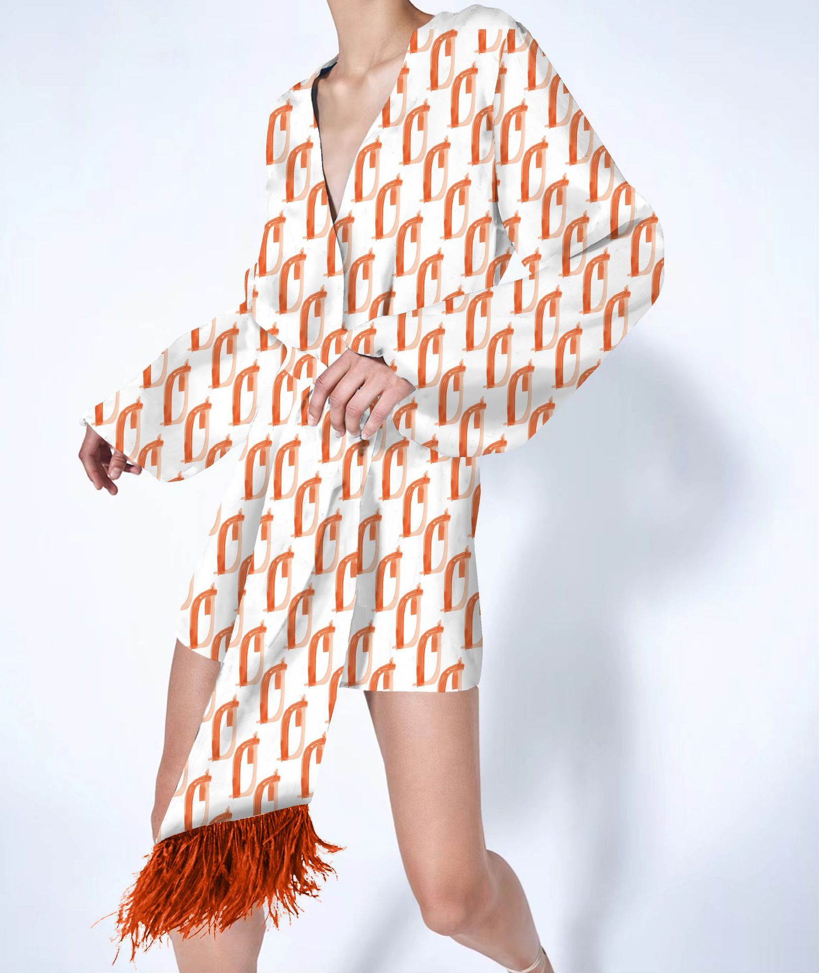 Casual Satin Dress - Ztroc