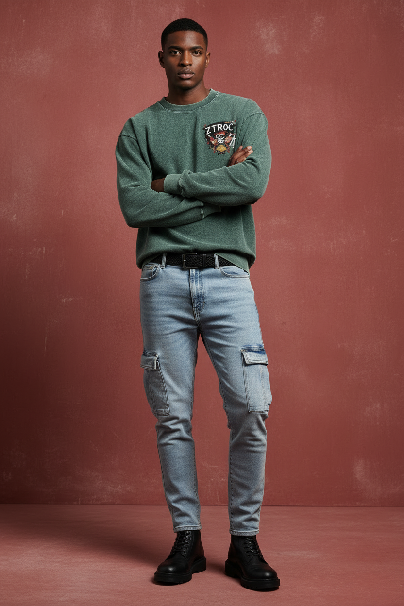 Ztroc Wash Long Sleeve T-Shirt