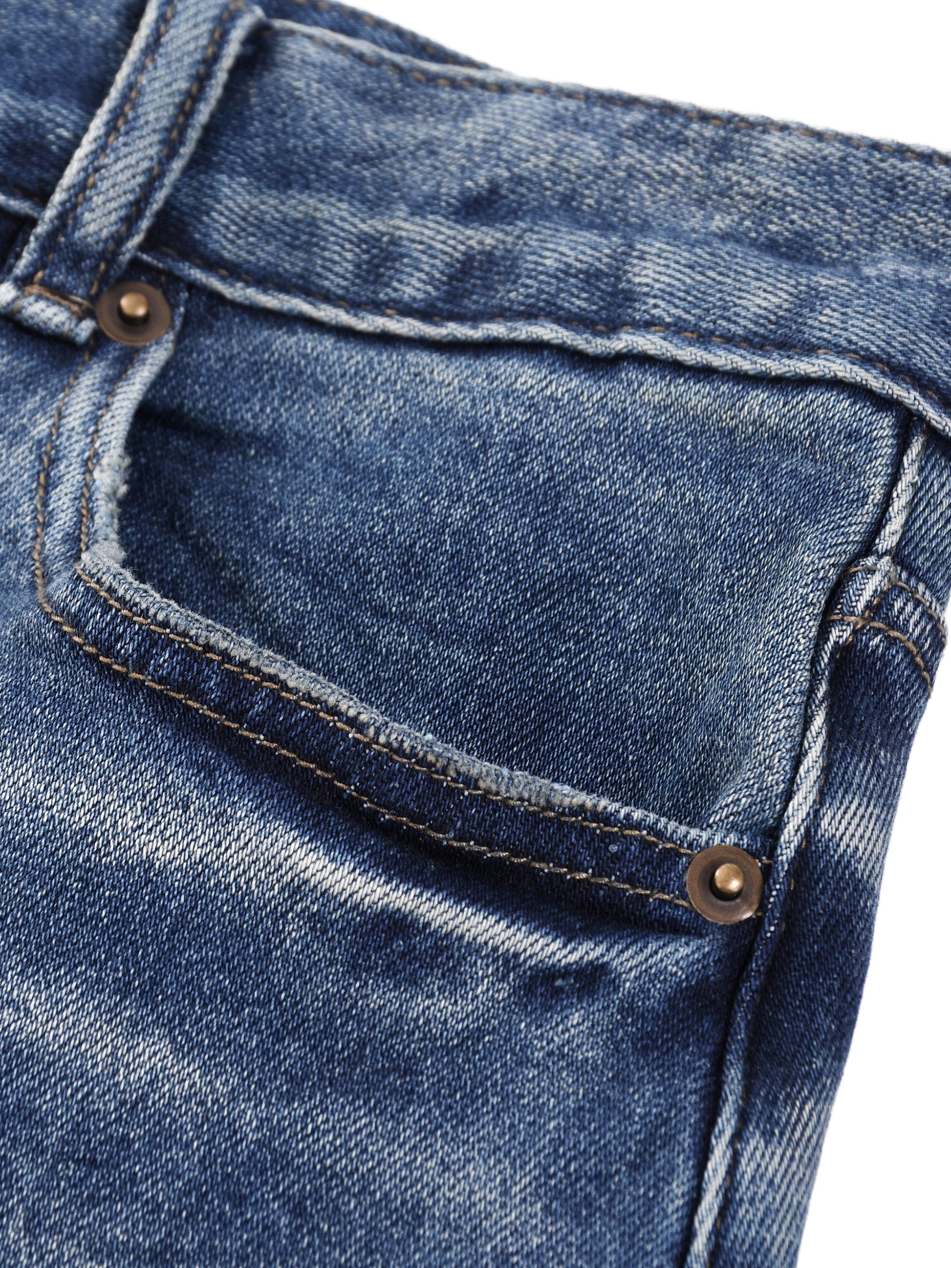 Ztroc Heavyweight Denim Jeans – Men's Premium Dark Denim