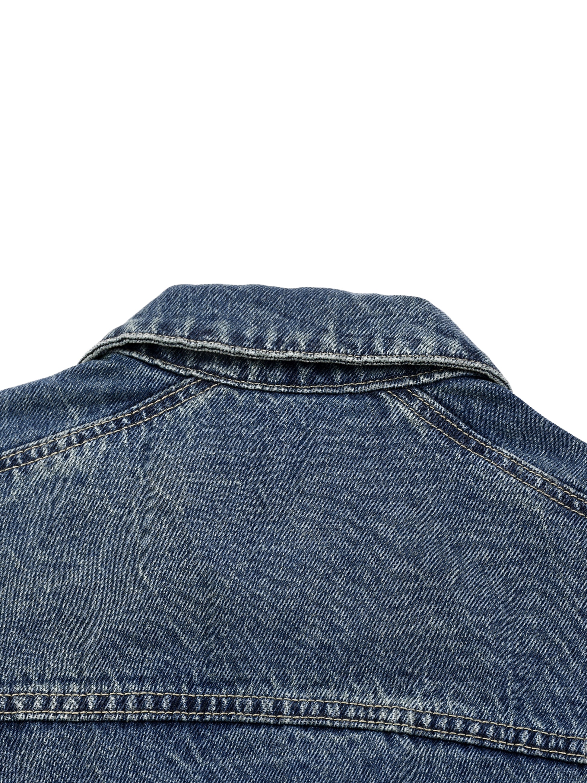 Ztroc Zip Up Denim Jacket - Ztroc
